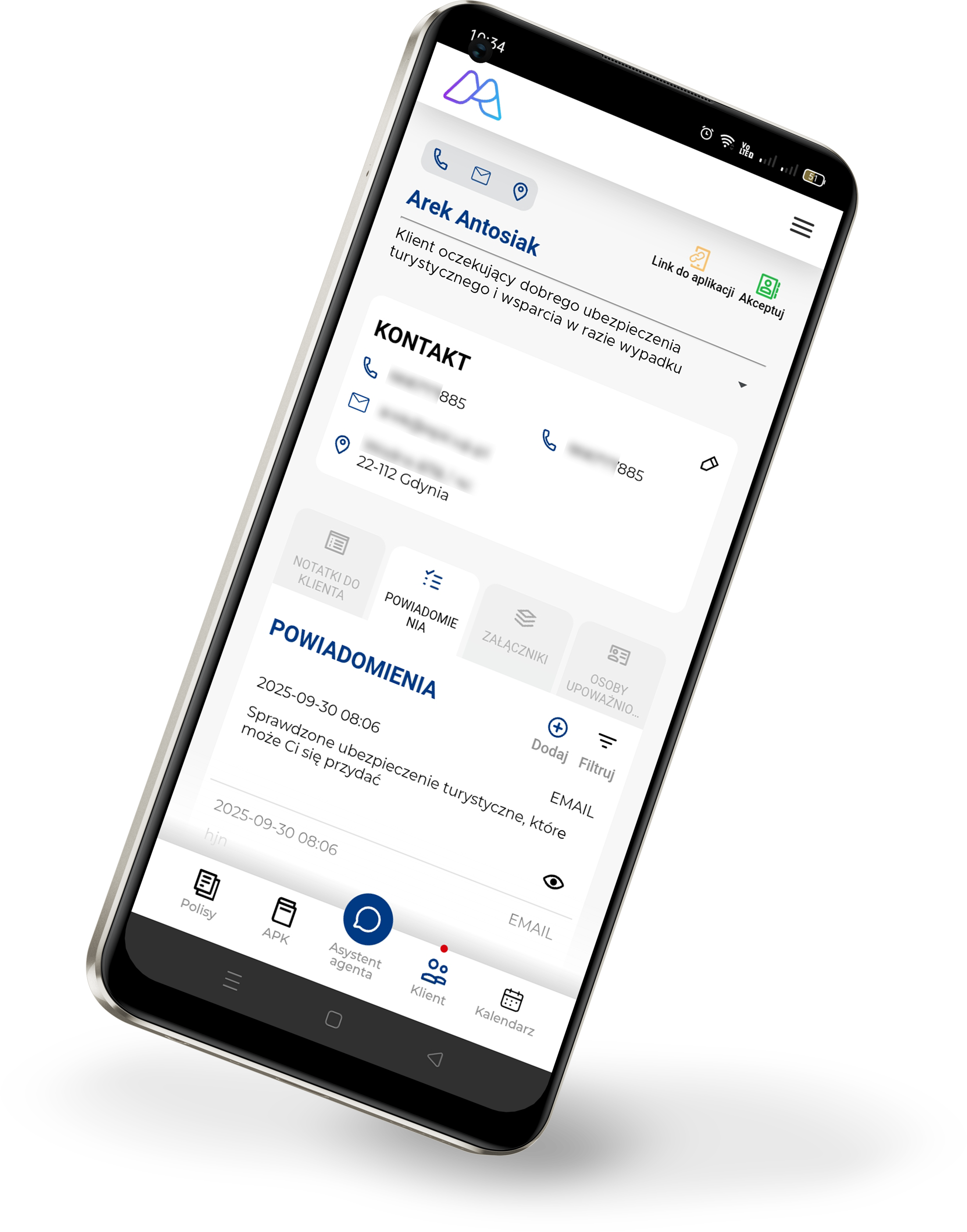 Powiadomienia i e-maile, którymi zarządzasz z telefonu